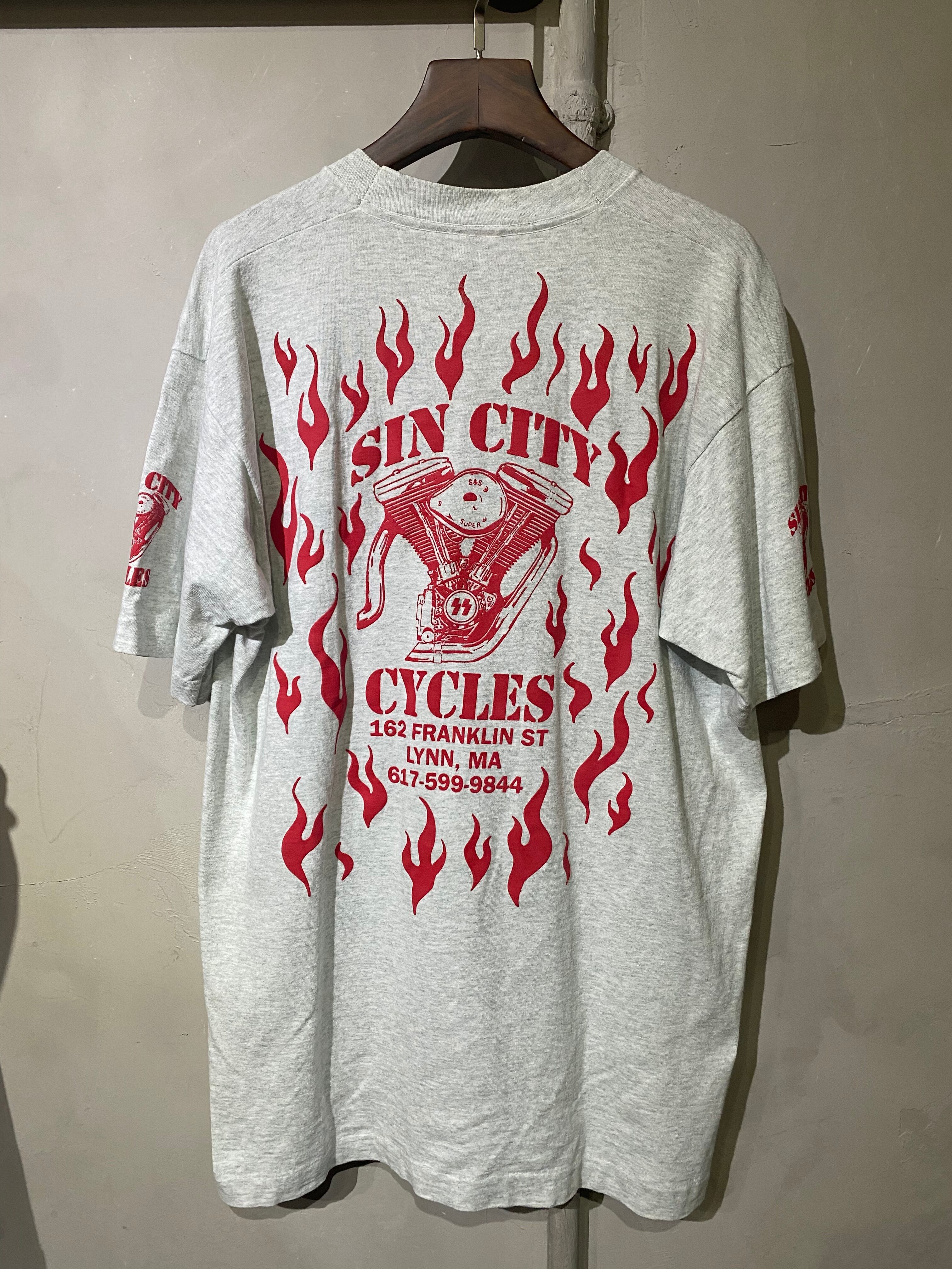 90s sin city cycles Hells Angels ヘルズエンジェルス Tシャツ 90s sin city cycles Hells Angels ヘルズエンジェルス Tシャツ