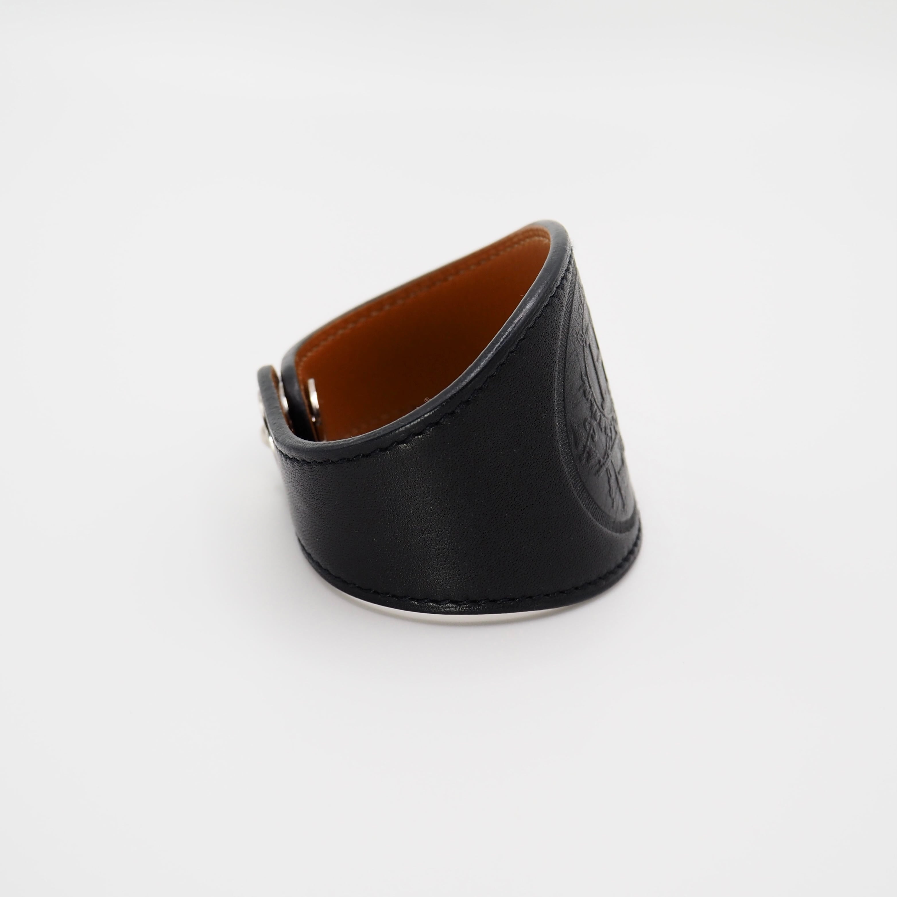 HERMES レザーバングル ブラック HERMES レザー バングル ブラック エルメス | 2122TOKYO