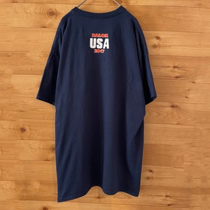 【GILDAN】NBA  バスケットボール オクラホマシティサンダー OKC Tシャツ XL ビッグロゴ us古着