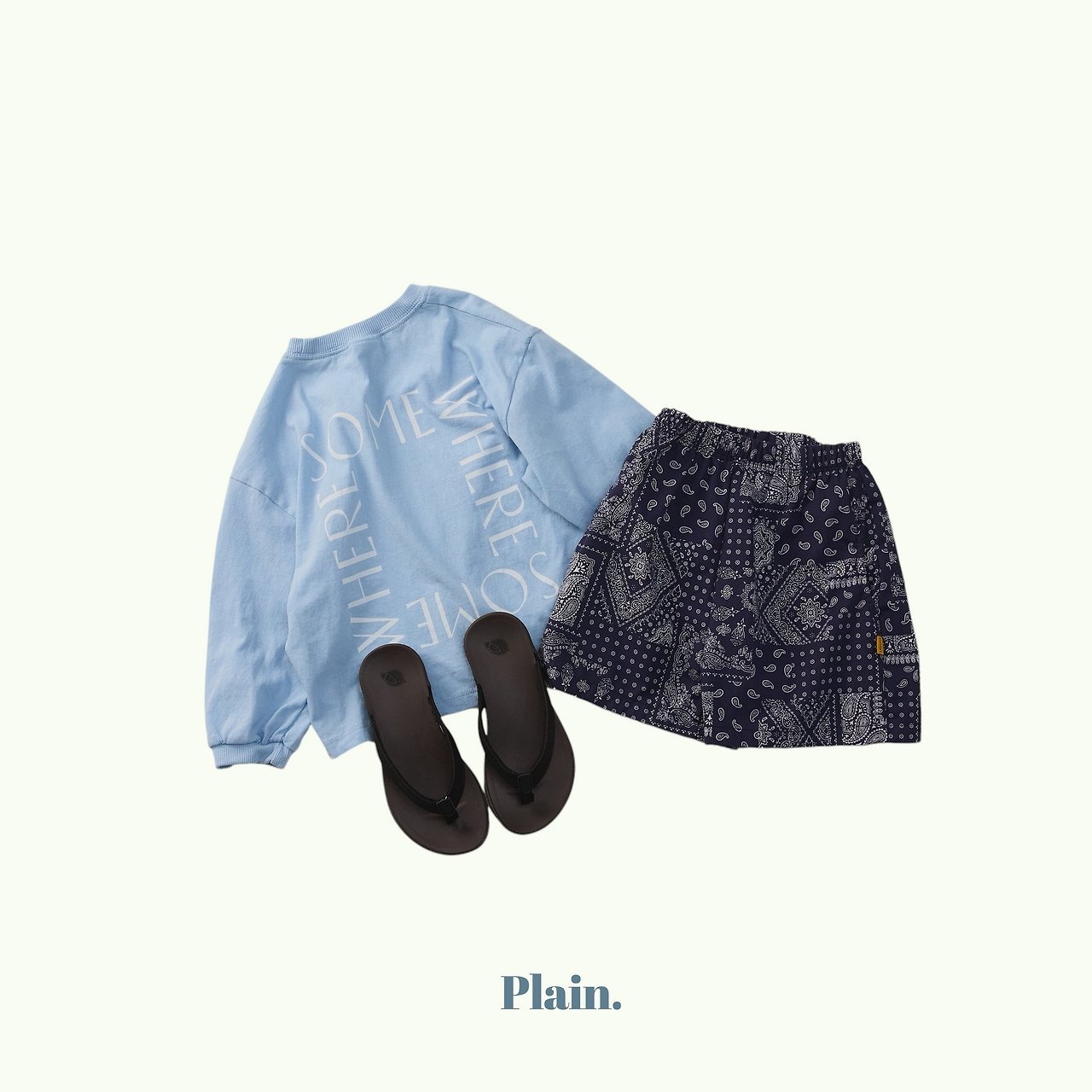 [Plain] Somewhere Long Tee (mom) / [플레인] 썸웨어롱티 (mom)