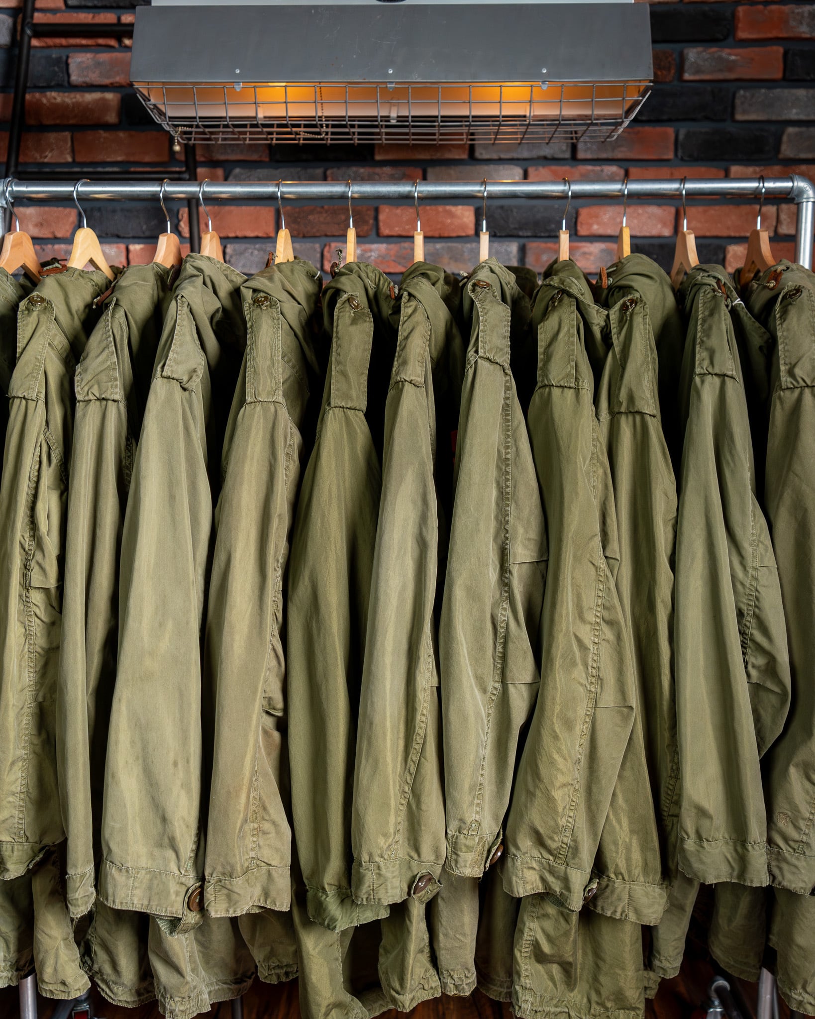 SMALL】Aluminum Zipper U.S.Army M-51 Field Parka Shell アメリカ軍