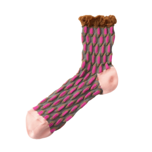 TRICOTÉ / bumpy mesh dot socks TR41SO039