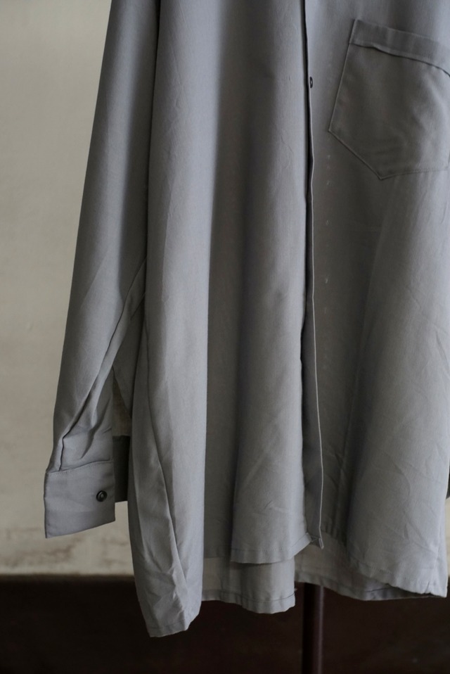 70s European Trevira Open Collar Shirt