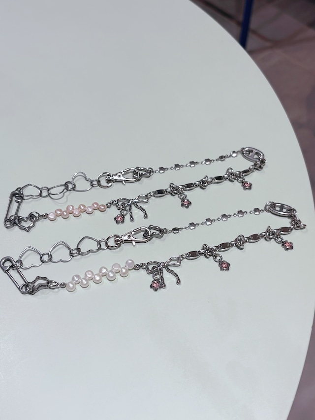 Multi-Charm Link Chain necklace