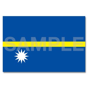 世界の国旗ポストカード ＜オセアニア＞ ナウル共和国 Flags of the world POST CARD ＜Oceania＞ Republic of Nauru