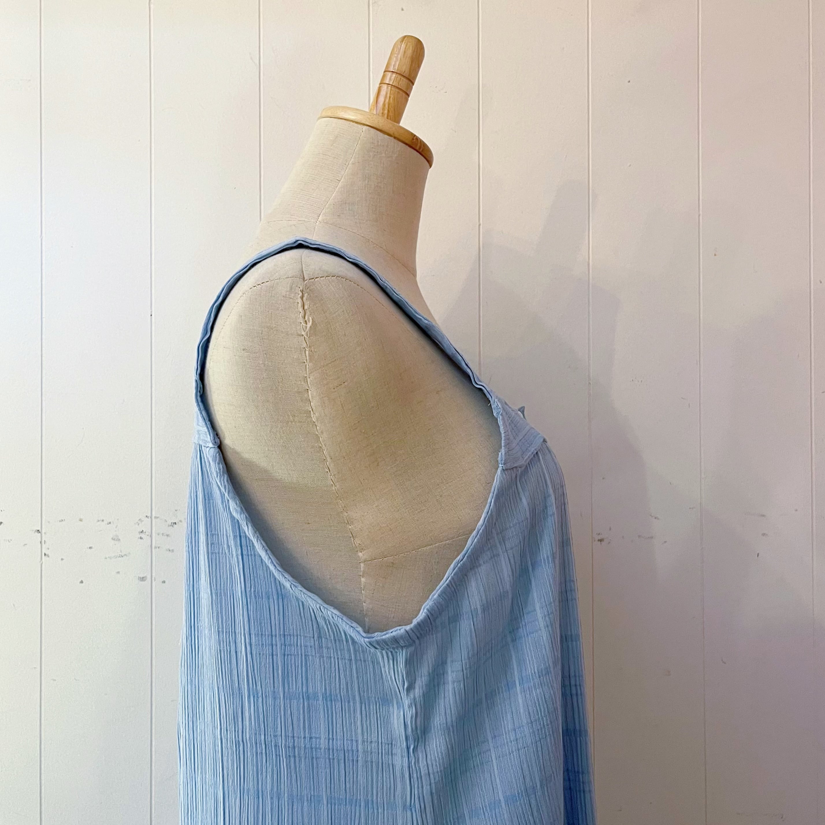 light blue camisole one-piece