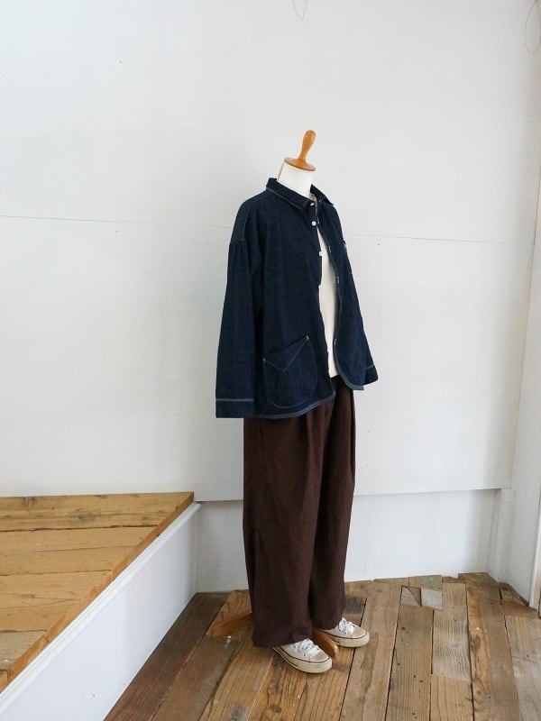 快晴堂 カイセイドウ 7ozデニム カバーシャツ | Fimpen+Nul