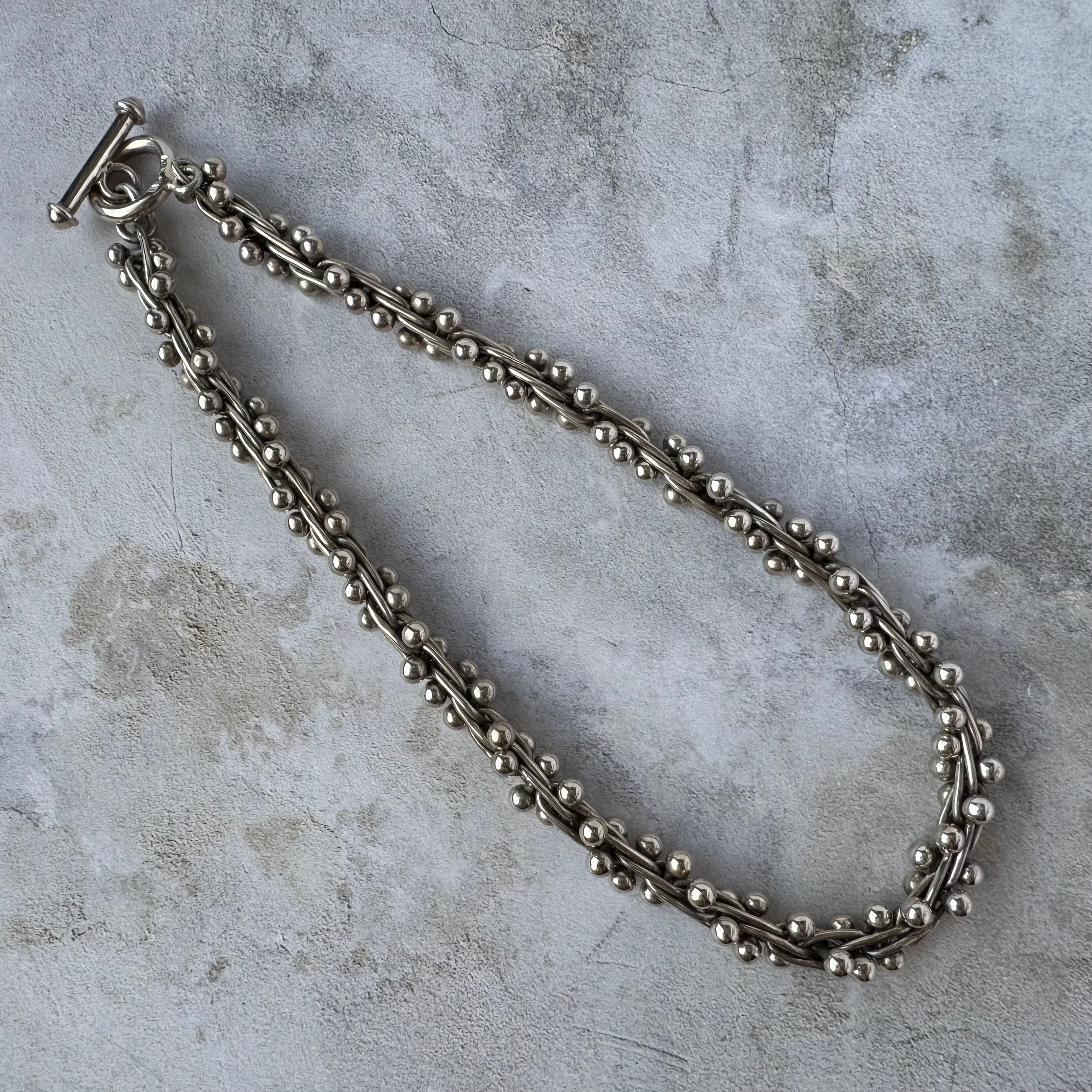 Vintage DNA Chain Link Necklace Silver925 Made in Mexico