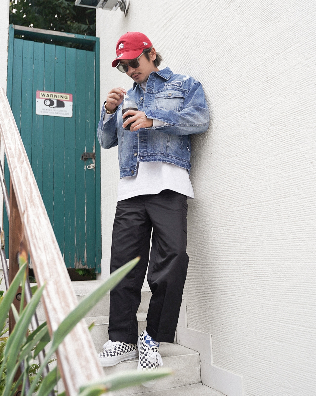 【#Re:room】VINTAGE DAMAGE DENIM JACKET［REJ144］