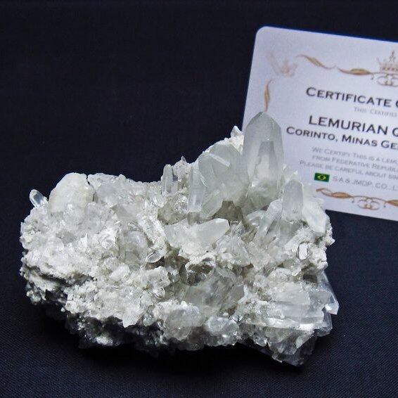 水晶 クラスター 原石 ブラジル ミナスジェライス州 コリント産 レムリアンシード 一点物 172-4149