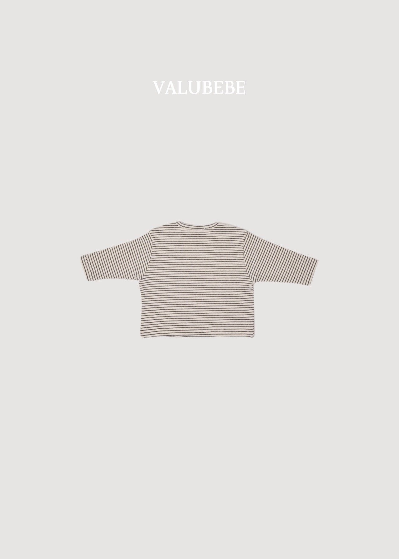 送料無料【予約】/ ウエハースストライプTシャツ/ valubebe