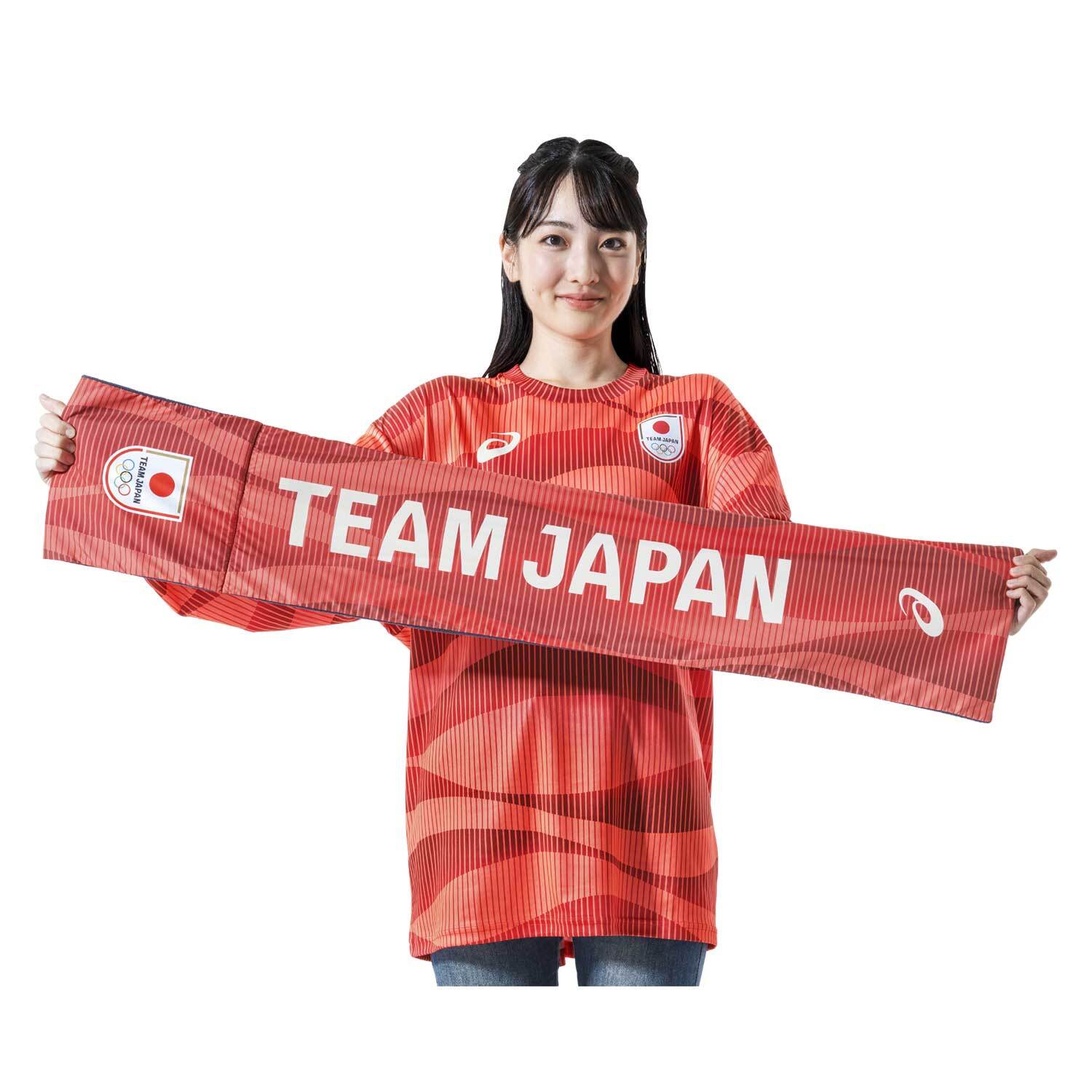 TEAM JAPAN ミラノ・コルティナ 2026 応援フリースマフラー | チーム