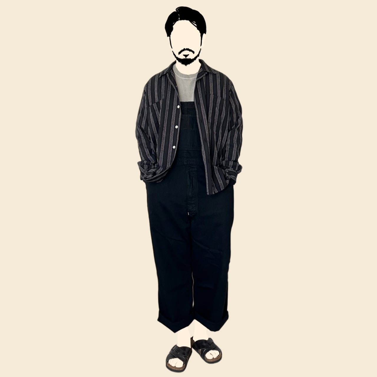 MOJITO / ABSHINTH SHIRT Bar.2.0 Stripe - アブサンシャツ ストライプ