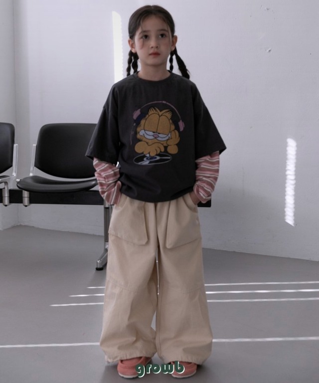 《送料無料》予約:ミュージックT半袖【growb】※アダルトサイズ