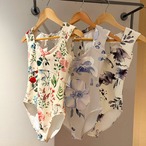 キャップスリーブ ブルームレオタード 3色展開 L1512