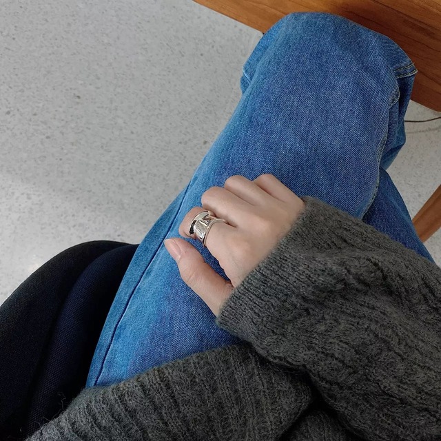 S925 nuance wide ring (R37)