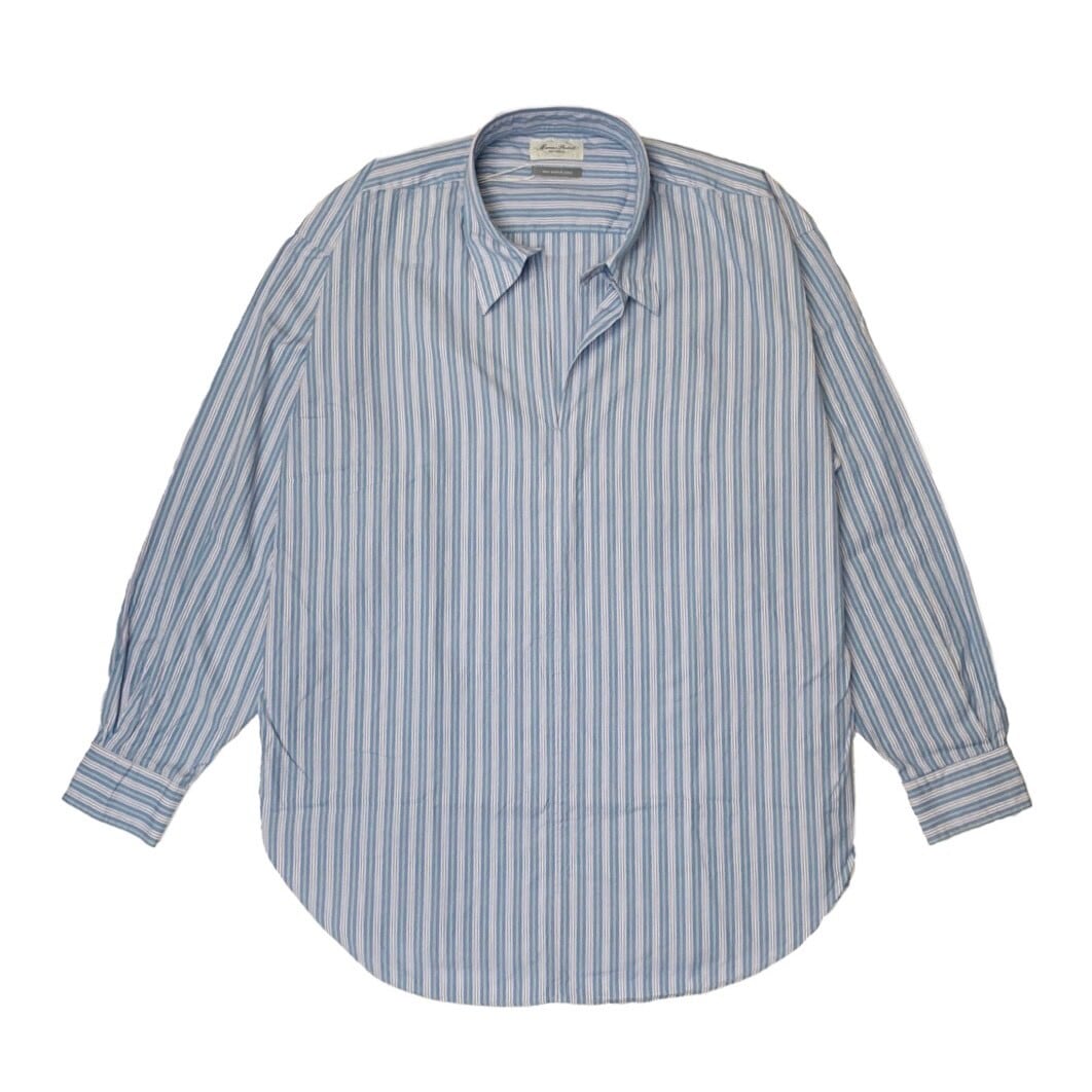 【Marvine Pontiak Shirt Makers】Skipper SH(Pink Blue  Stripe)〈送料無料〉在庫あり※メーカーの意向によりオンラインストアでのカート機能でのご注文不可となります。 | STORY powered by  BASE