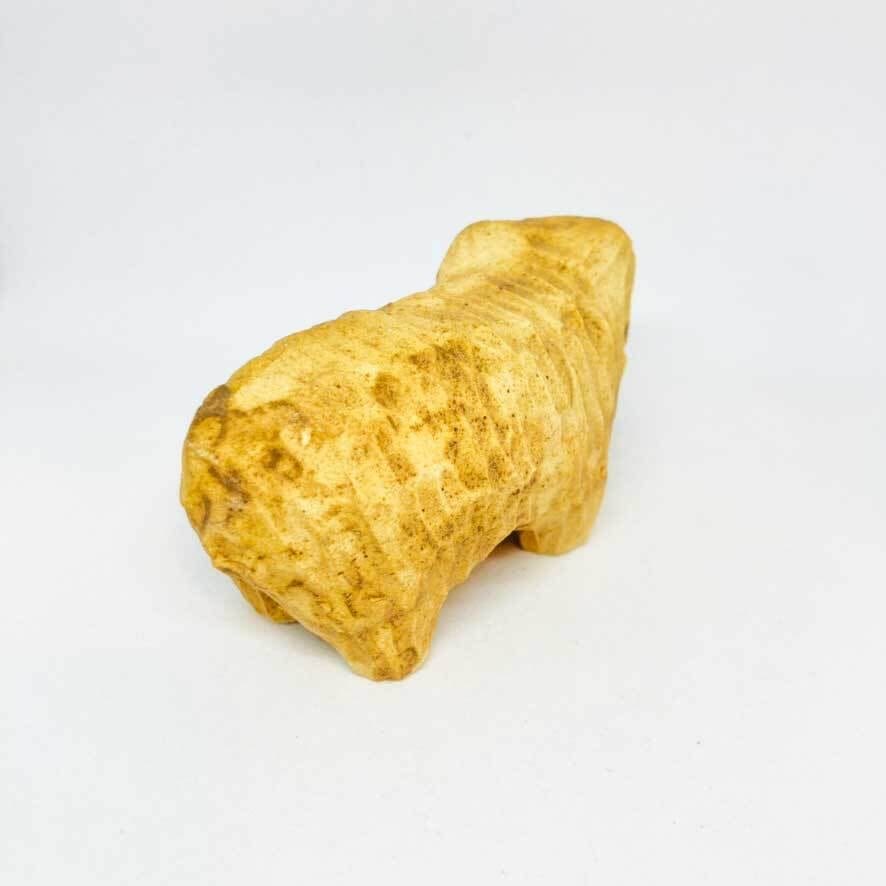 木彫り熊(あんぱん)の置き物 / すずきたまみ / 陶芸作品