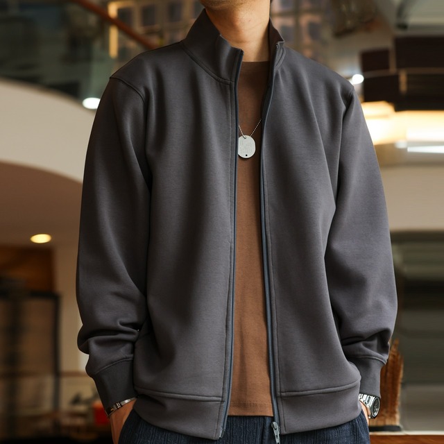 スタンドカラースウェットジャケット 220171