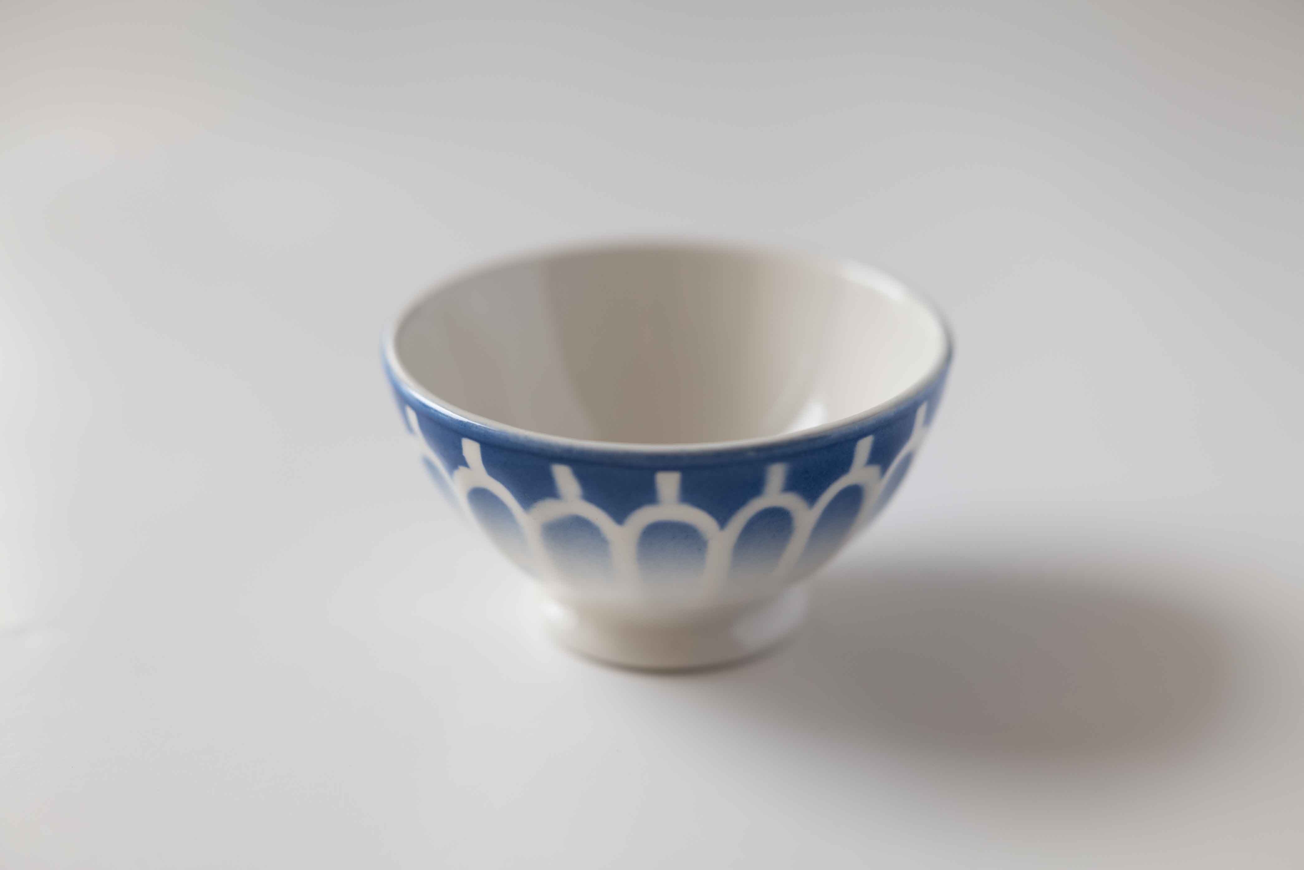 Lunevilleリュネヴィル(刻印なし) ブルーのうろこ柄 一番小さいサイズ10