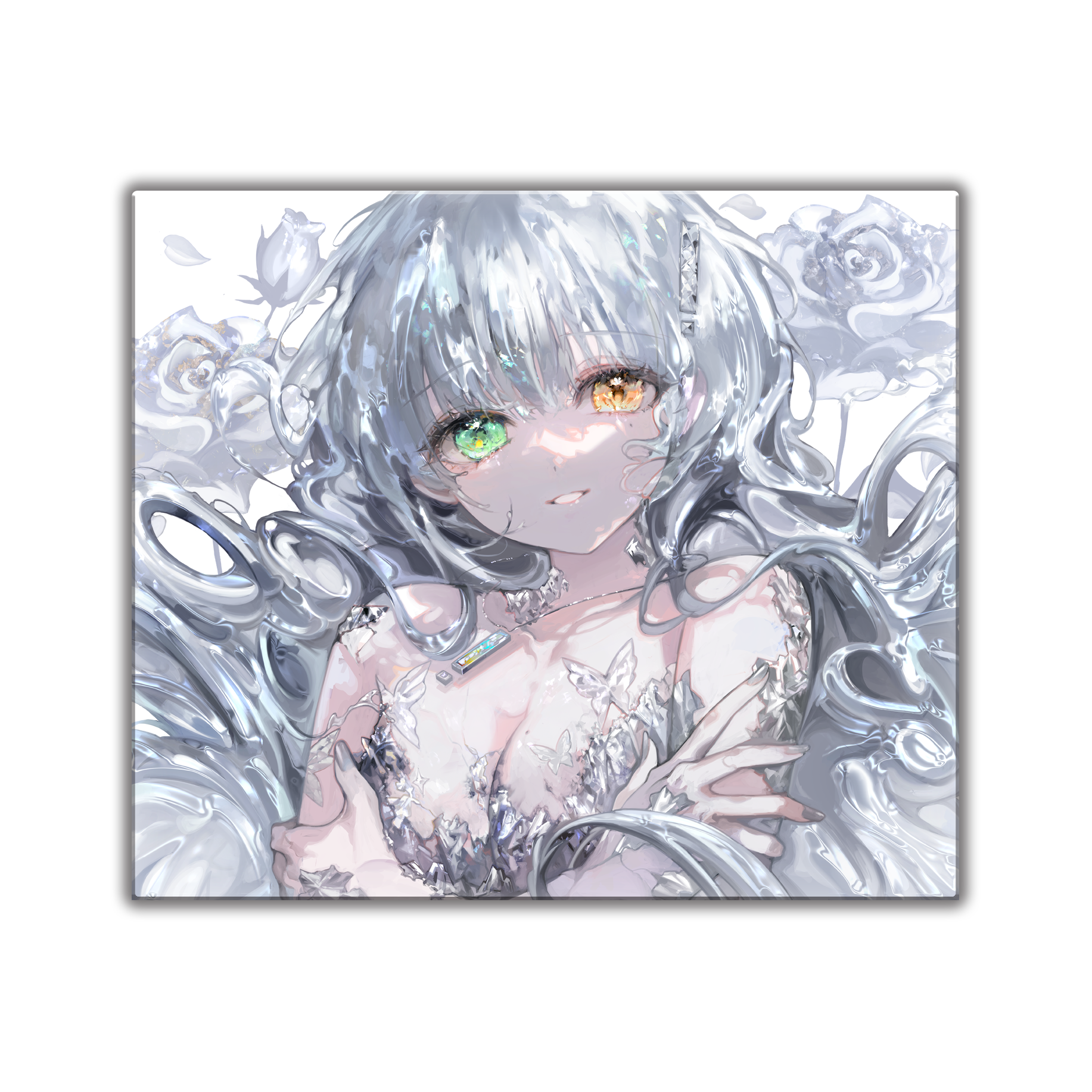 Dysphoria DYSPHORIA SAYO ガラスマウスパッド 490×420mm Tempered