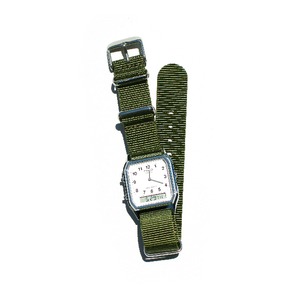 CASIO BASIC WATCH DIGI-ANA 04 / NATO-type Strap / Khaki