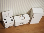 木製 ホワイトのキッチン家具 4点セット 画像17