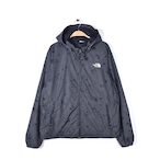 ノースフェイス ナイロンジャケット マウンテンパーカー デジタルカモ 総柄 アウトドア ブラック ウィンドブレーカー NORTH FACE サイズM相当 古着 @DD0346