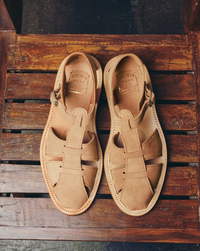 【新品】BRUSCHETTA SHOES MINTES限定モデル ORELANS Natural Roughout made in JAPAN　Size 40、42、44