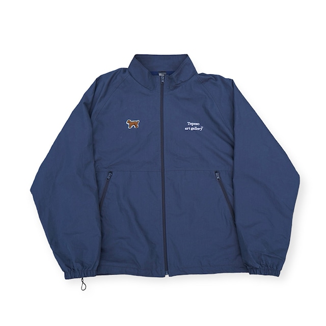 NYLON TRACK JACKET : NAVY