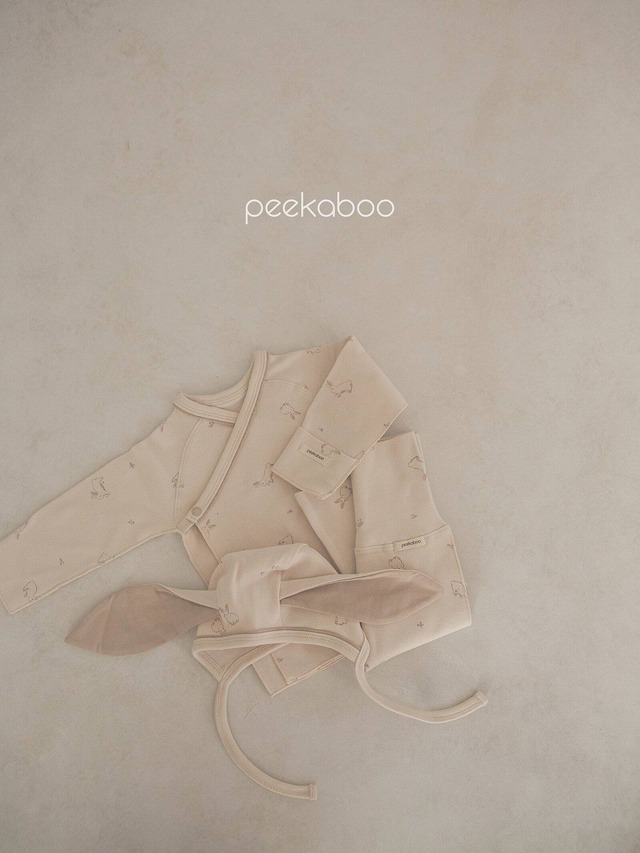 [peekaboo] lapin newborn set