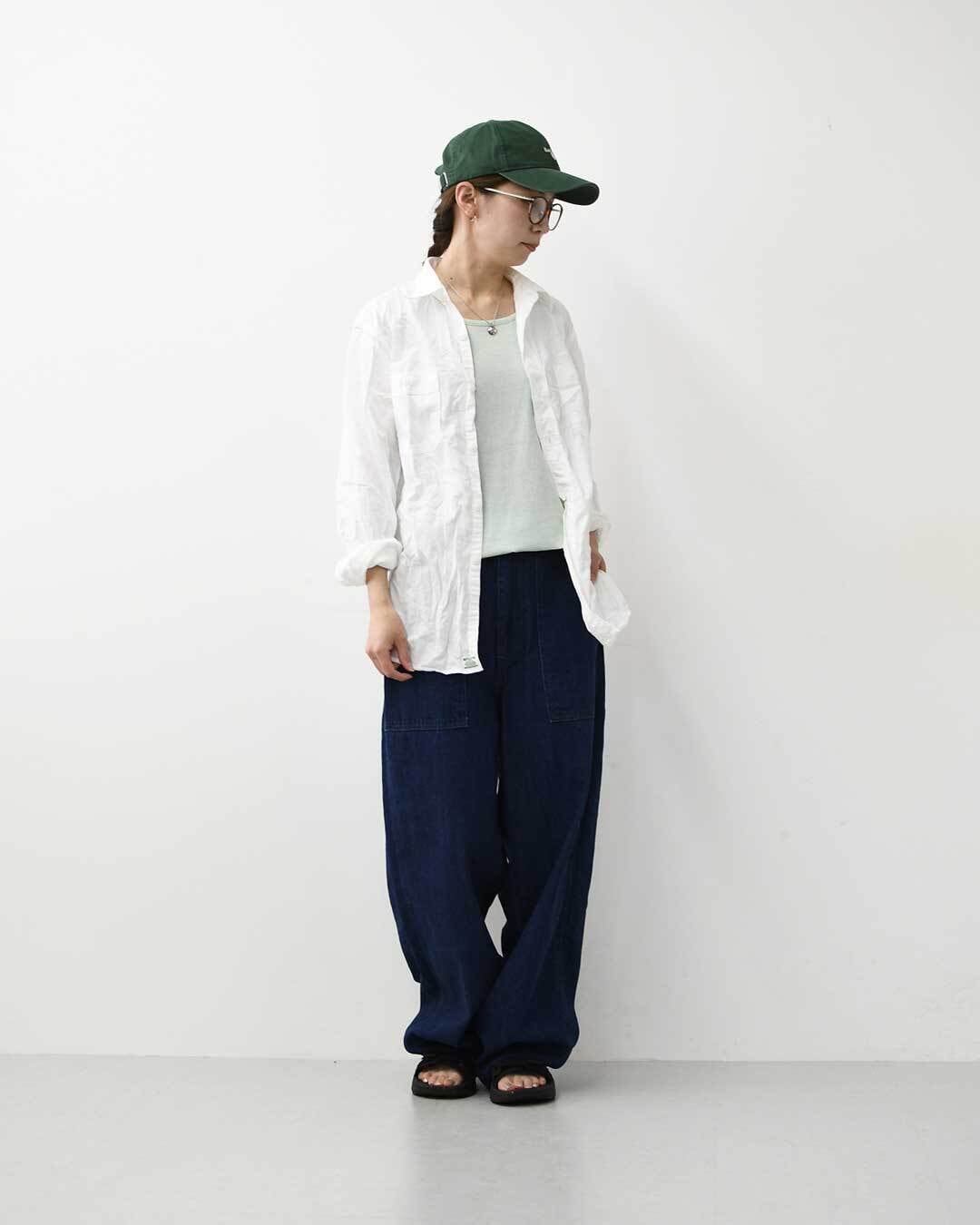 【未使用】orslow オアスロウ　シャンブレーワークシャツ　ホワイト　サイズ5 orslow [オアスロウ] WORK SHIRT WHITE CHAMBRAY [01-8070-69