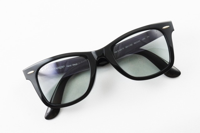 【純正ライトカラー】Ray-Ban サングラス RB2140-F 601/52 52サイズ Wayfarer ウェリントン レイバン 正規品 グリーン-4枚目