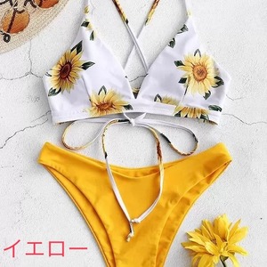 サンフラワー セパレート ビキニ 送料無料 ひまわり 水着 レディース トップス かわいい ブラジリアン ガーリー 大人 大人女子 エレガント 肌見せ おしゃれ デコルテ 無地 春 秋 ガーリー 10代 20代 学生 韓国系 お出かけ 海 カジュアル 着回し ファッション デート コーディネート 重ね着 休日 特別な日 お祝い 記念日 メンズウケ 普段着 夏コーデ 韓国 3色 おしゃれ シンプル S M L XL スタイル ゆったり セクシー 肌見せ 韓国ファッション ワンポイント ママコーデ