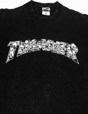 90's Thrasher Tshirt                                        古着 us古着アメカジ オールドスケート Tシャツ 90年代 スラッシャー  湘南 藤沢