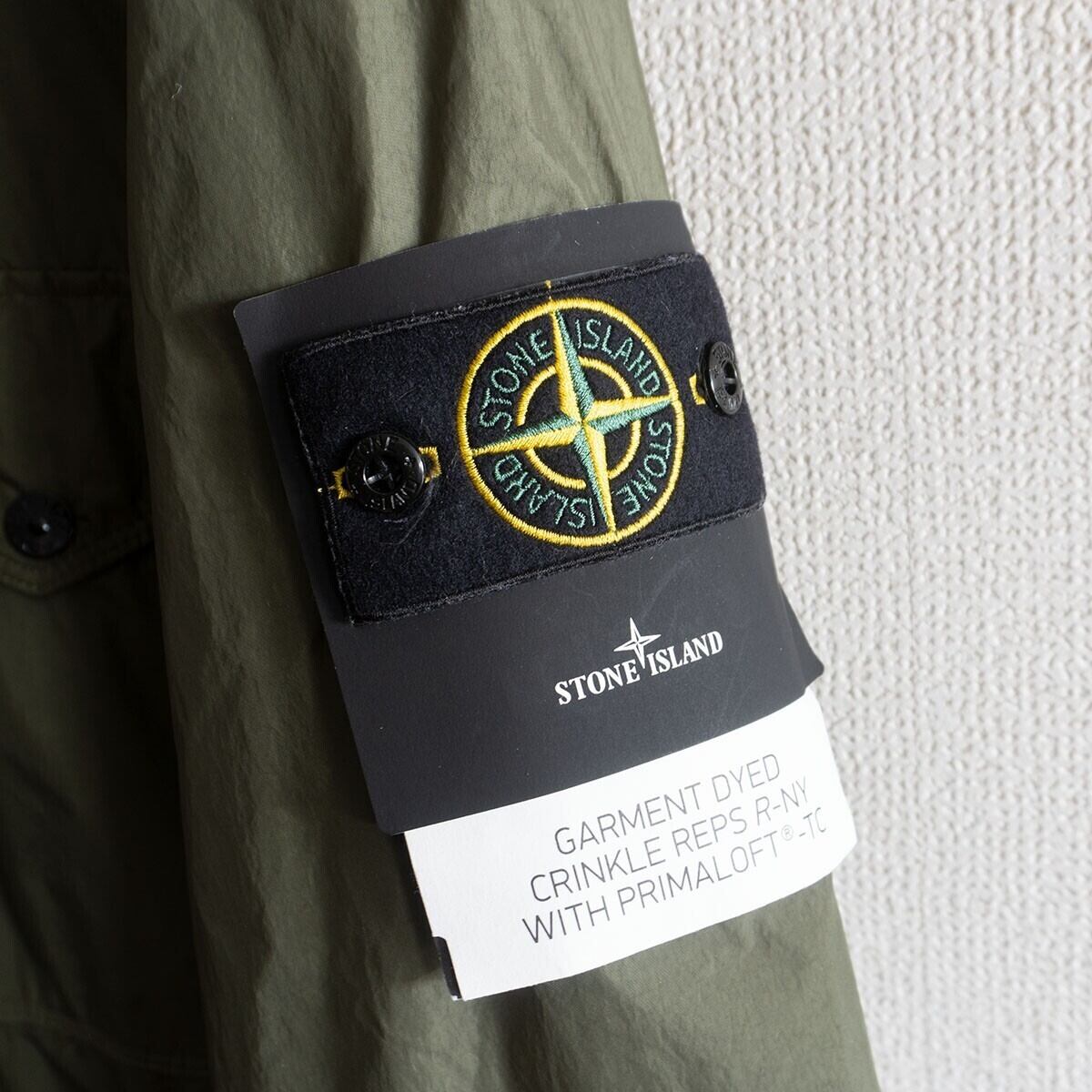 極美品/24AW】STONE ISLAND 【WAPPEN PATCH CLINKLE REPS SHIRTS