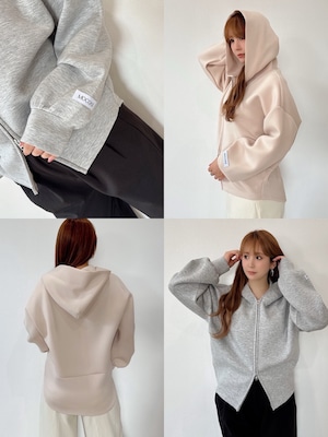 やわらかダンボール Wジップ パーカー ¥7,900+tax