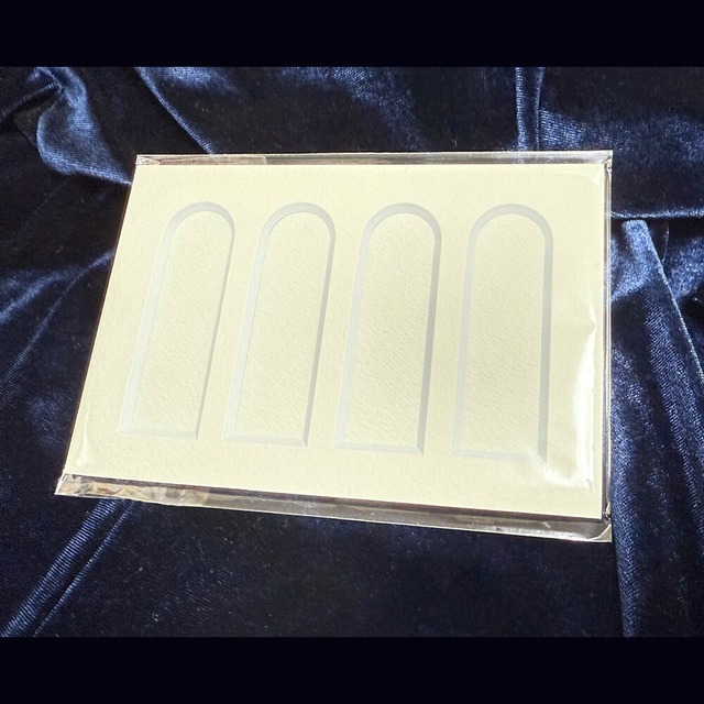 オリオン 色採集マット [黒・4窓アーチ ]