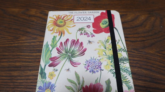 CAVALLINI 2024年ウィークリープランナー THE FLOWER GARDEN