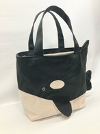 シャチ  トートバッグ　帆布｜とりさん工房ーかわいいハンドメイドポーチ