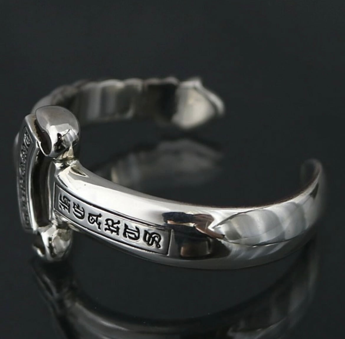 CHROME HEARTS クロムハーツ ダガー カフ バングル メンズ シルバー