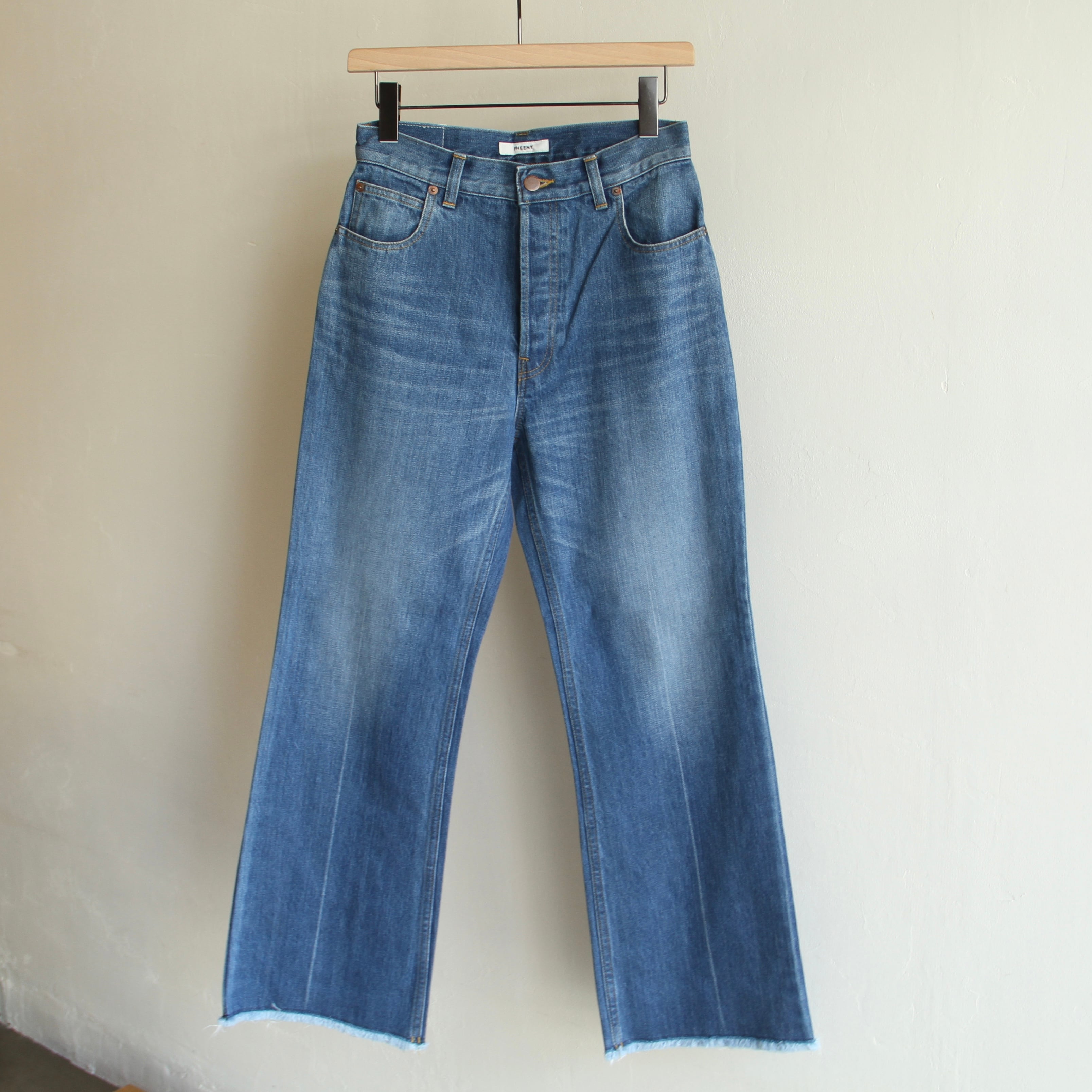 PHEENY【 womens 】Vintage denim semi flared pants | Terminal
