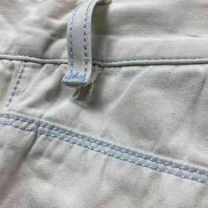PRADA bleach denim slim pants