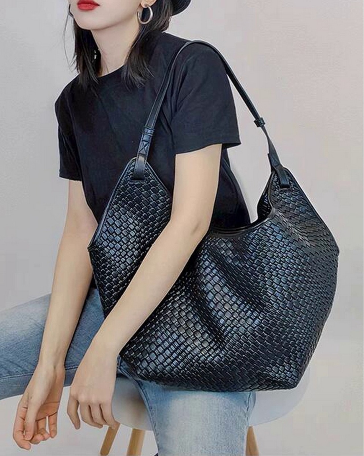 イントレチャートワンショルダーバッグ 2color A0387 - 6