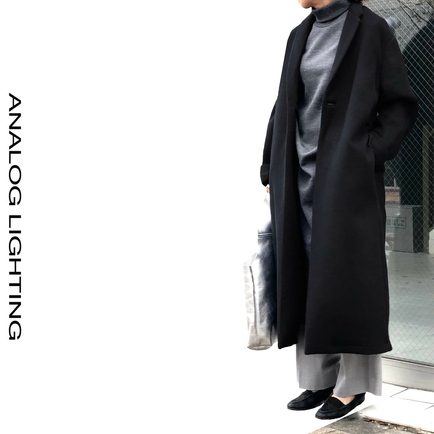 Long Coat/BLACK | ANALOG LIGHTING OFFICE powered by BASE Long Coat/BLACK | ANALOG LIGHTING OFFICE powered by BASE