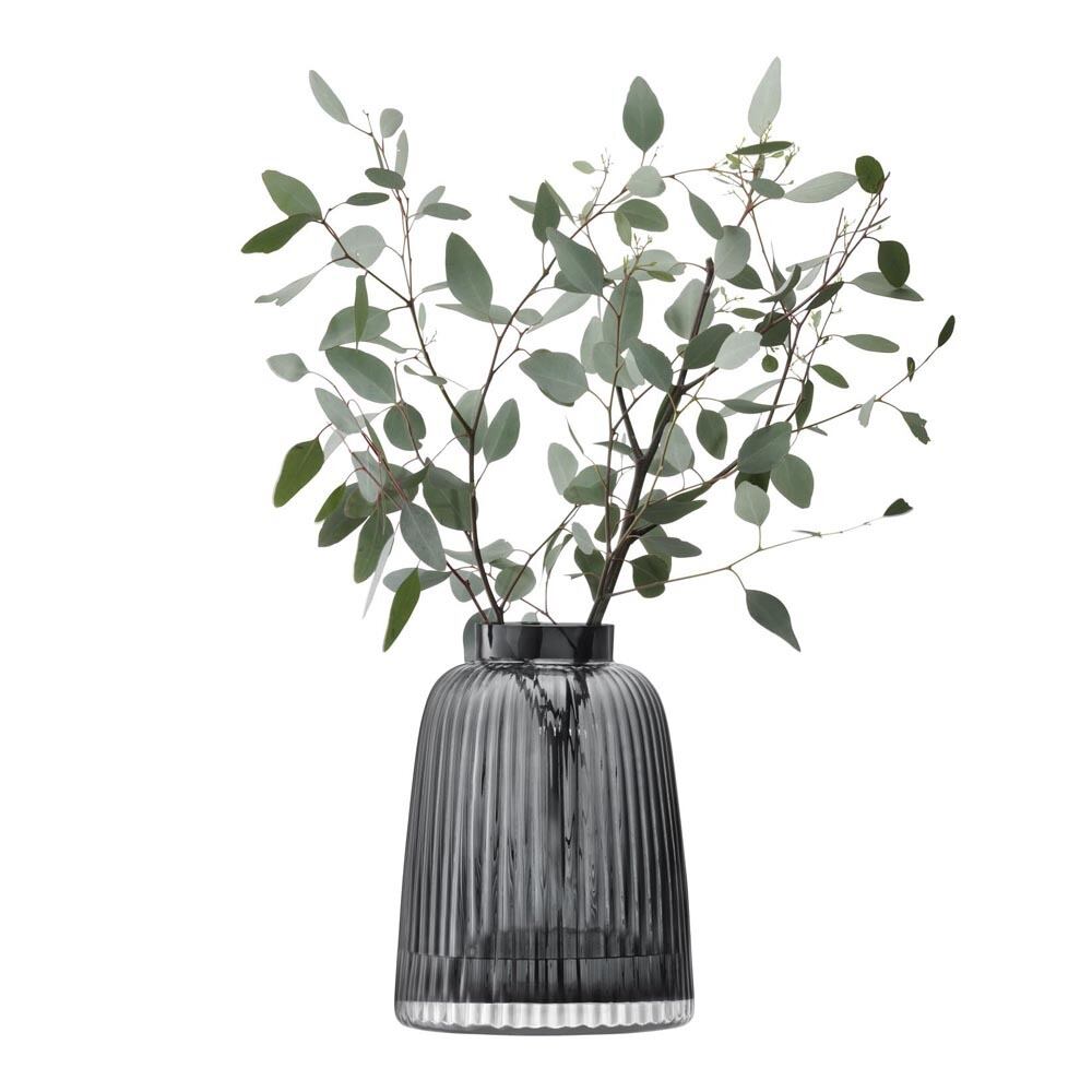 LSA エルエスエー Pleat Vase グレー LPT07 G1399-26-847 高さ26cm / フラワーベース 花器 花瓶