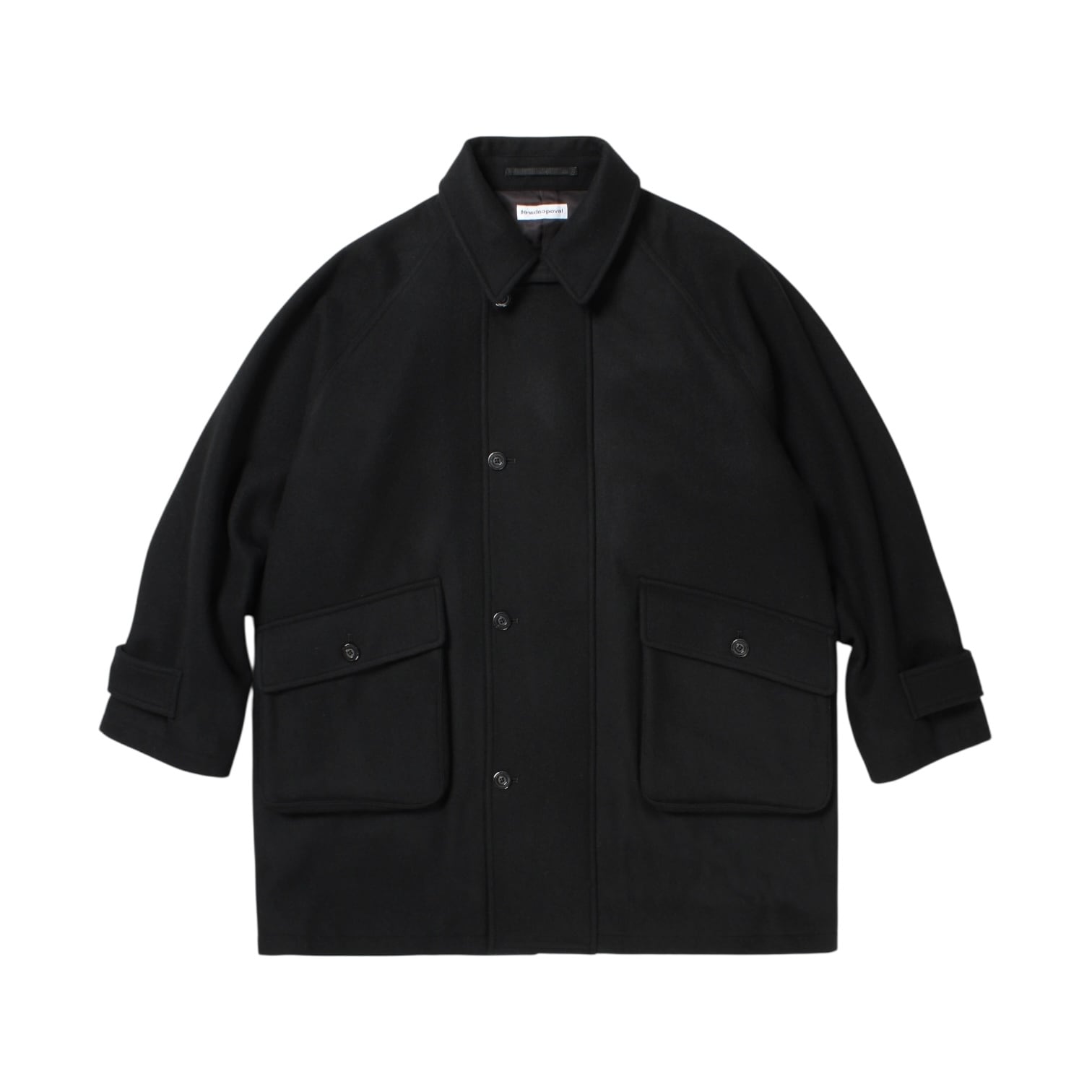 【Cabaret Poval】Wool Over Coat(Black)〈国内送料無料〉
