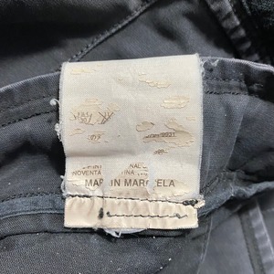 MAISON MARTIN MARGIELA fade black easy work pants