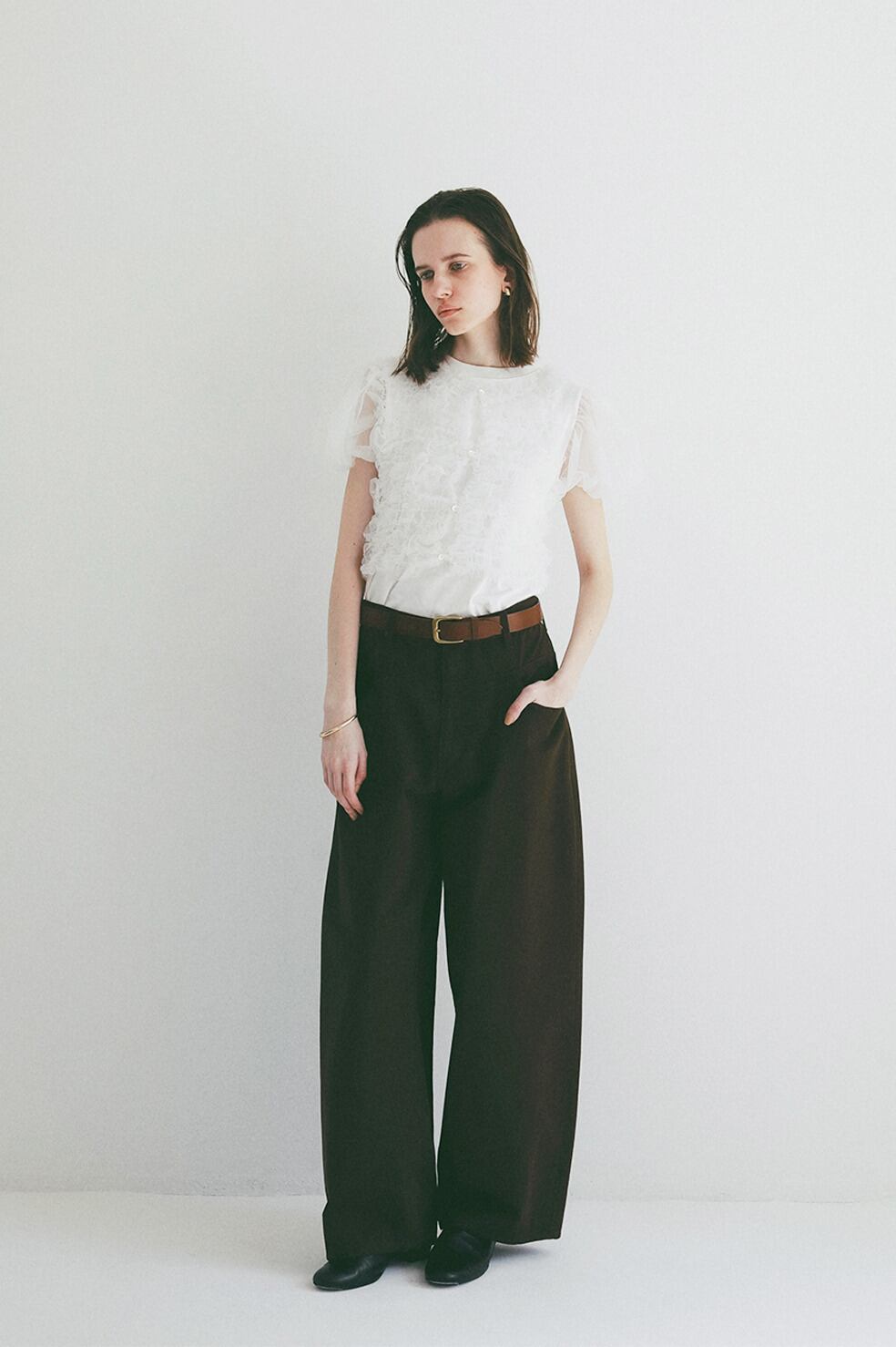 CLANE TULLE VEST LAYERED TOPS | FLICKA ASHIYA
