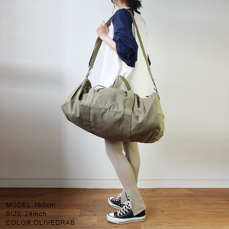 rot-2224 】Rothco Canvas Shoulder Duffle Bag - 24 Inch ノン